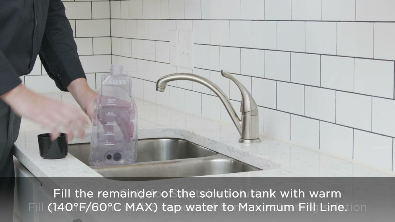 Sanitaire HydroClean SC930 - Filling Solution Tank