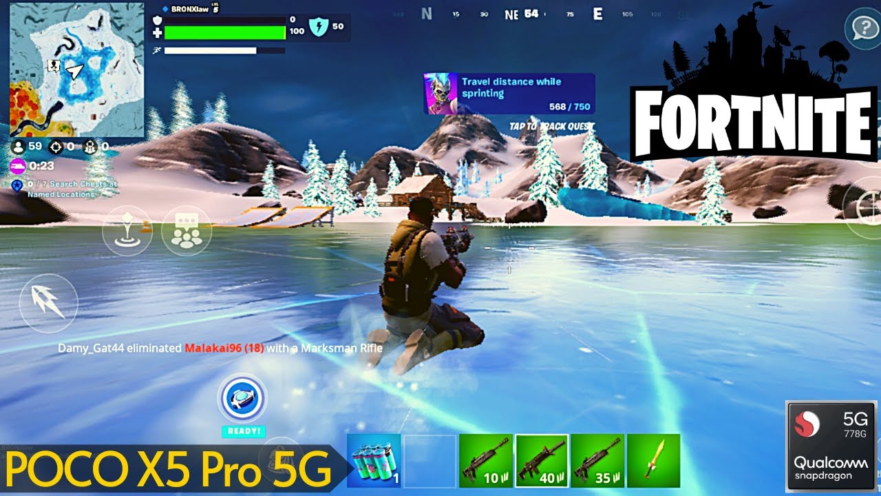 Fortnite | Android Gameplay | Poco X5 Pro 8/256 | Snapdragon 778G