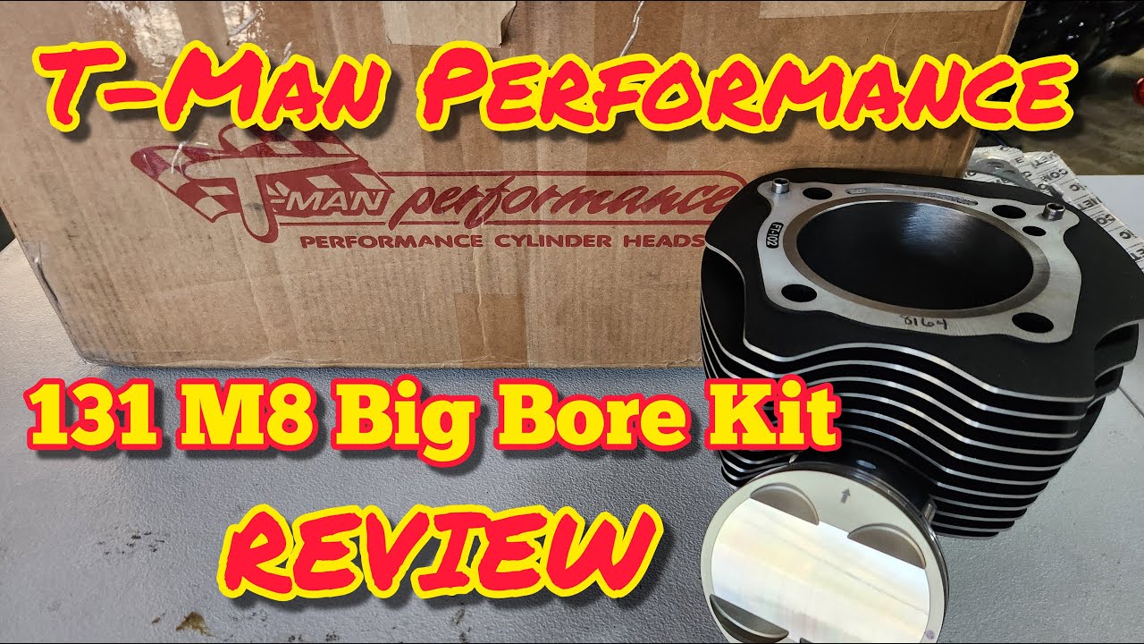 Part 1 T-Man Performance 131ci Harley Bagger Softail M8 Big Bore Kit Review