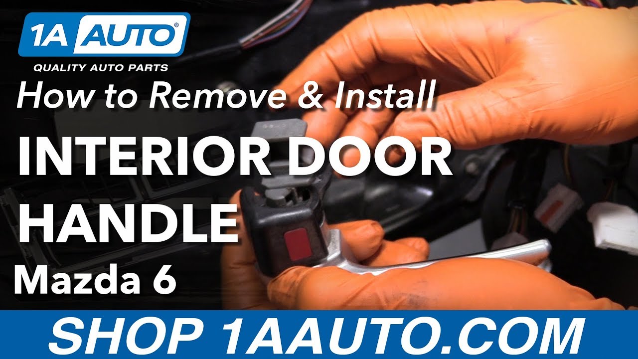 How to Replace Front Interior Door Handle 02-07 Mazda 6