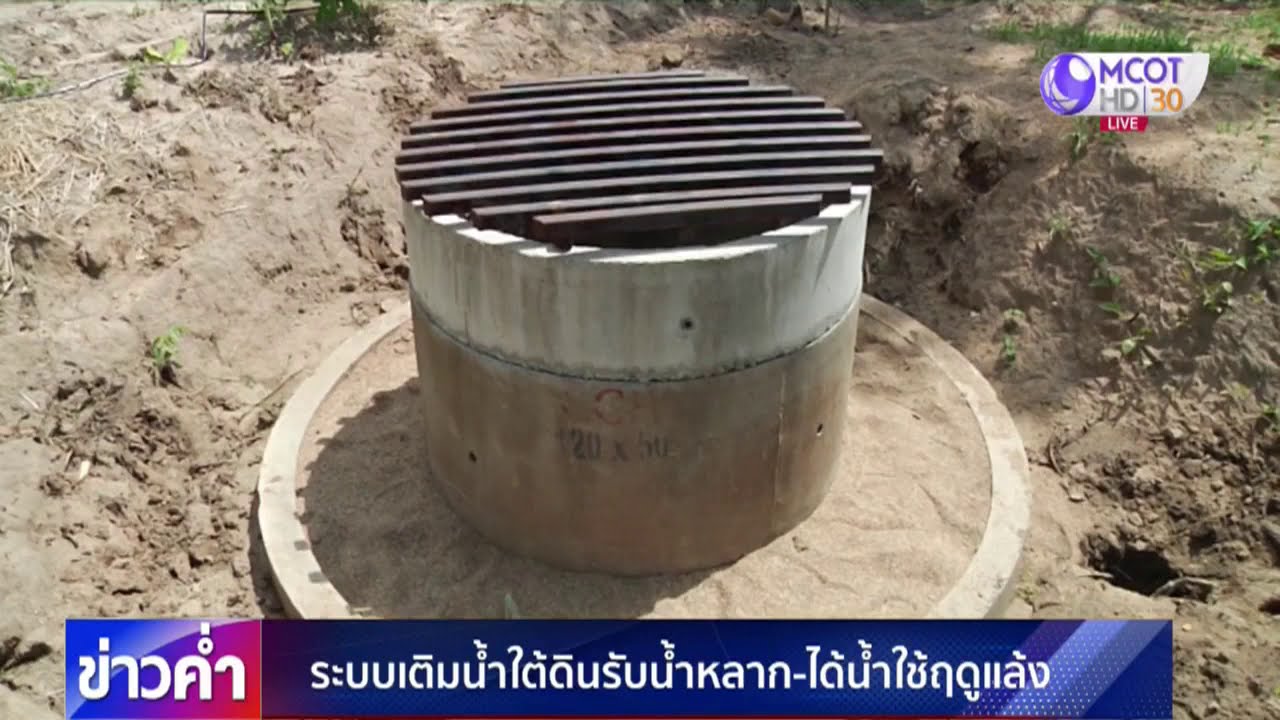 ระบบเติมน้ำใต้ดินรับน้ำหลาก-ได้น้ำใช้ฤดูแล้ง