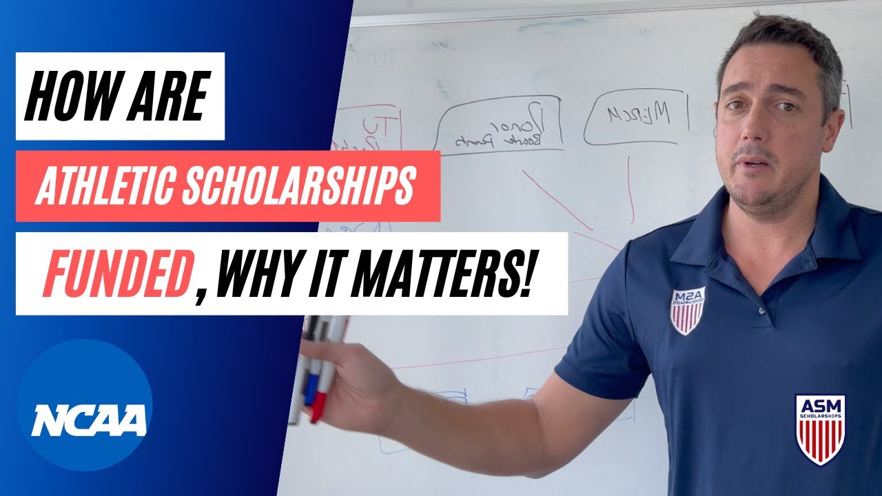 How are athletic scholarships funded?