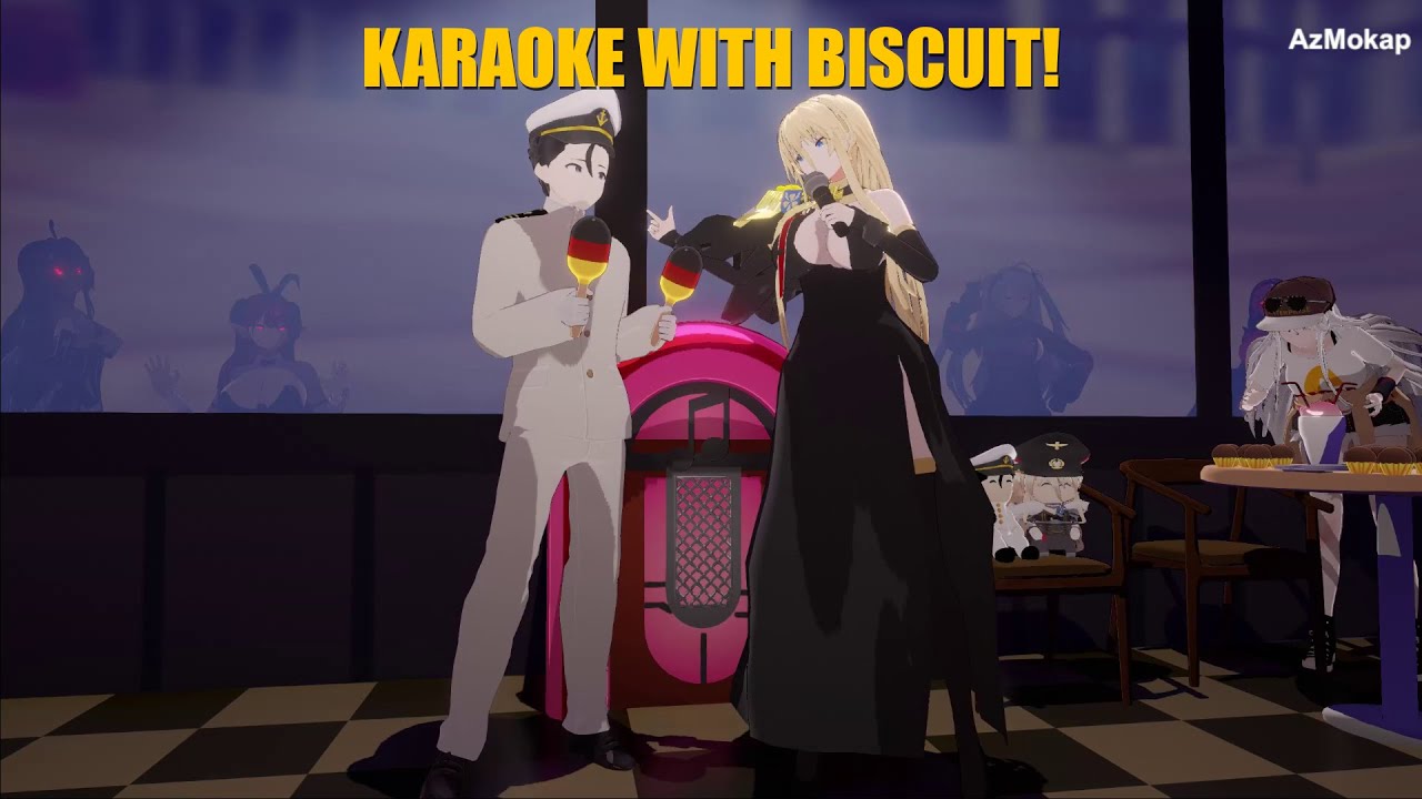 KARAOKE WITH BISCUIT! | Azur Lane Bismarck #azurlane