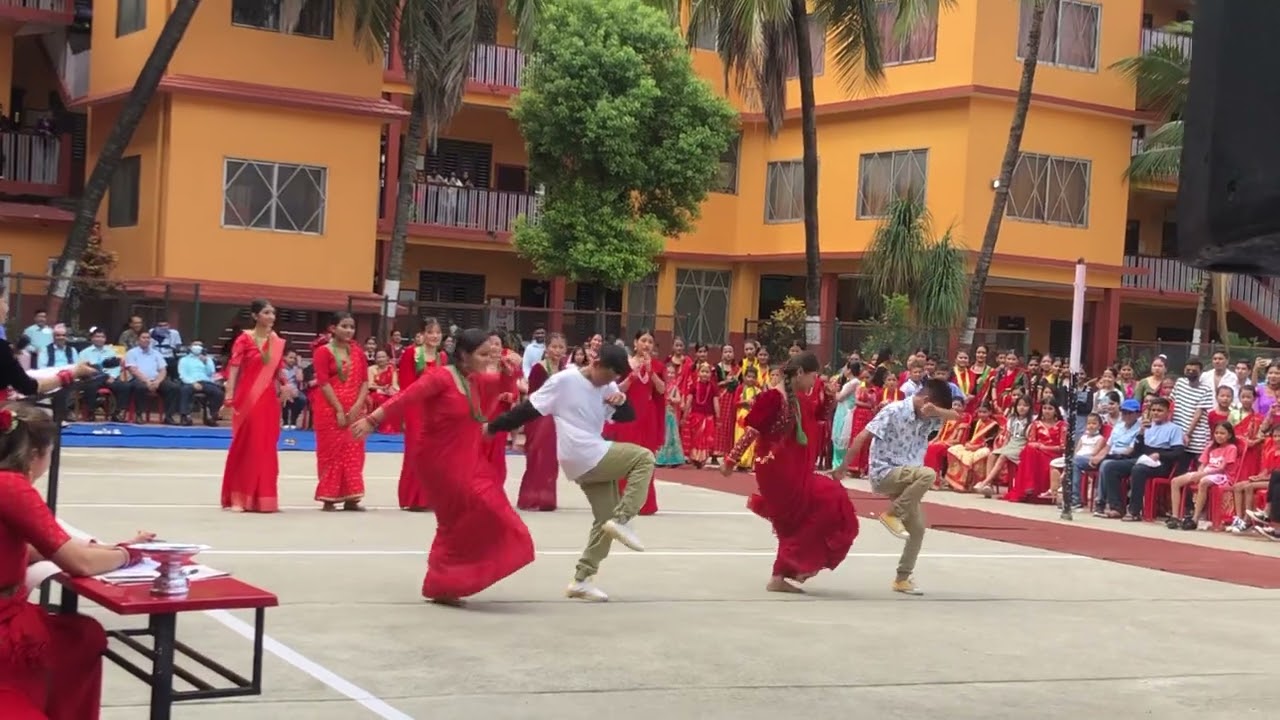 Group dance new horizon school students Butwal