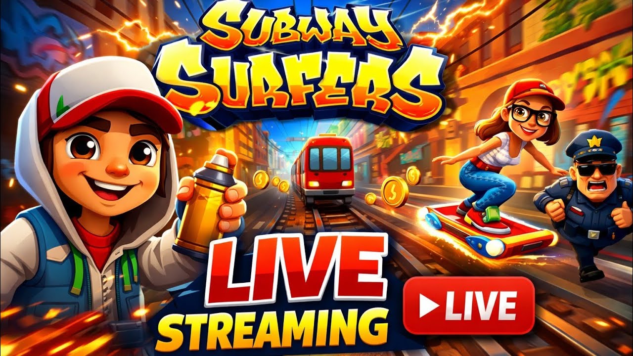 Aaj hamlog khelne ja rahe hai subway surfers 🚇 game hack ke sath live streaming 😱🎯🚇👻🎮