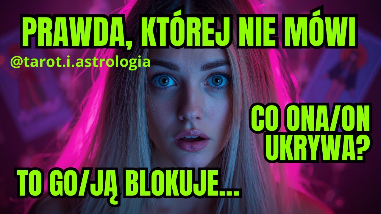 CO ON/ONA UKRYWA?🙈😳😱Tarot ujawnia blokadę, o kt&oacute;rej nie m&oacute;wi. INTENCJE I ZAMIARY🤯