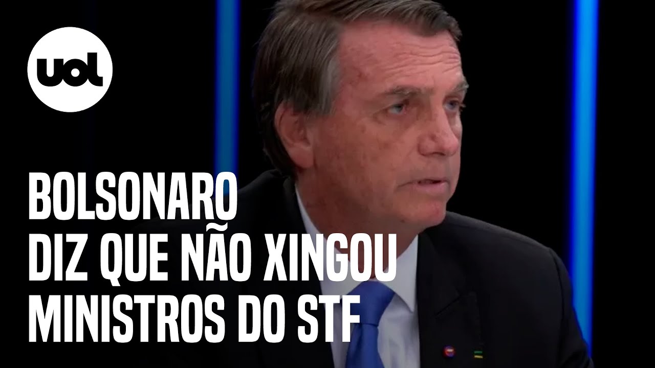 Bolsonaro na Globo: Presidente nega que xingou ministro do STF, mas Bonner desmente