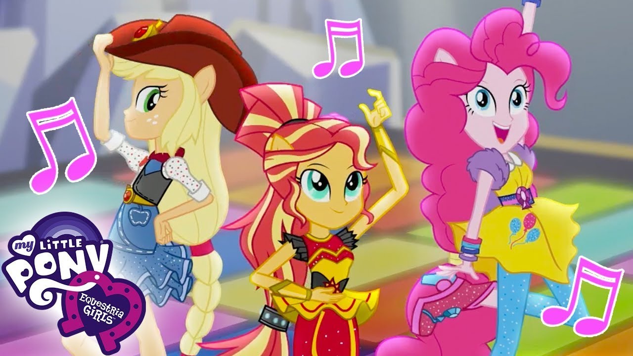Equestria Girls aprendem uma nova rotina de dançae💃🪩 4 HORAS | My Little Pony em português | |