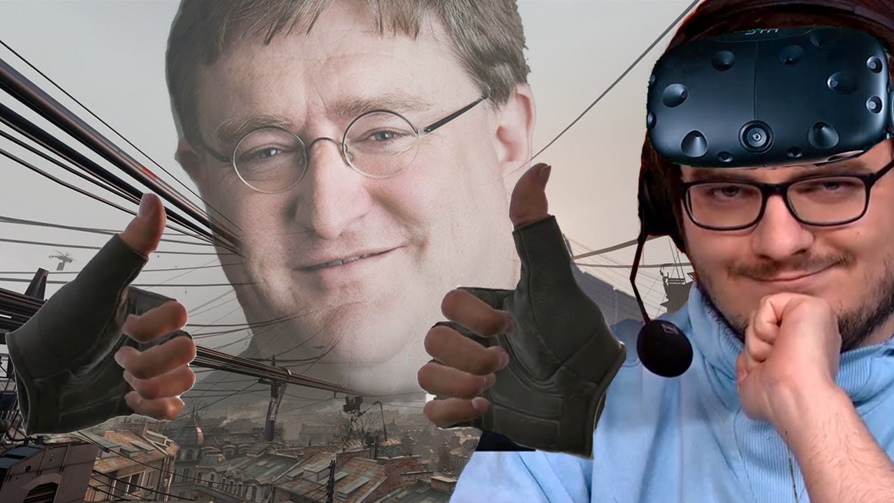 Мэддисон играет в Half-Life: Alyx без VR - Двойной класс Габену