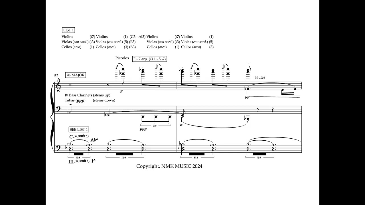 THE NUTCRACKER: CLARA AND THE NUTCRACKER Score Reduction and Analysis
