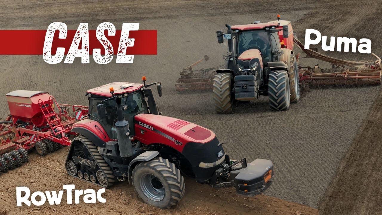CASE Power | 4K | Puma & RowTrac | Aussaat
