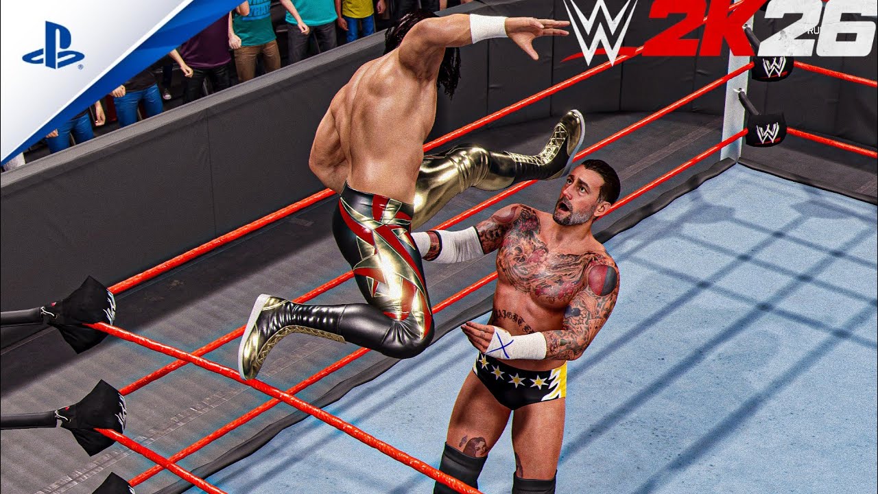 WWE 2K26 - CM Punk vs Eddie Guerrero - Extreme Rules Match | PS5 Pro [4K60] #wwe2k26 #wwe #cmpunk   