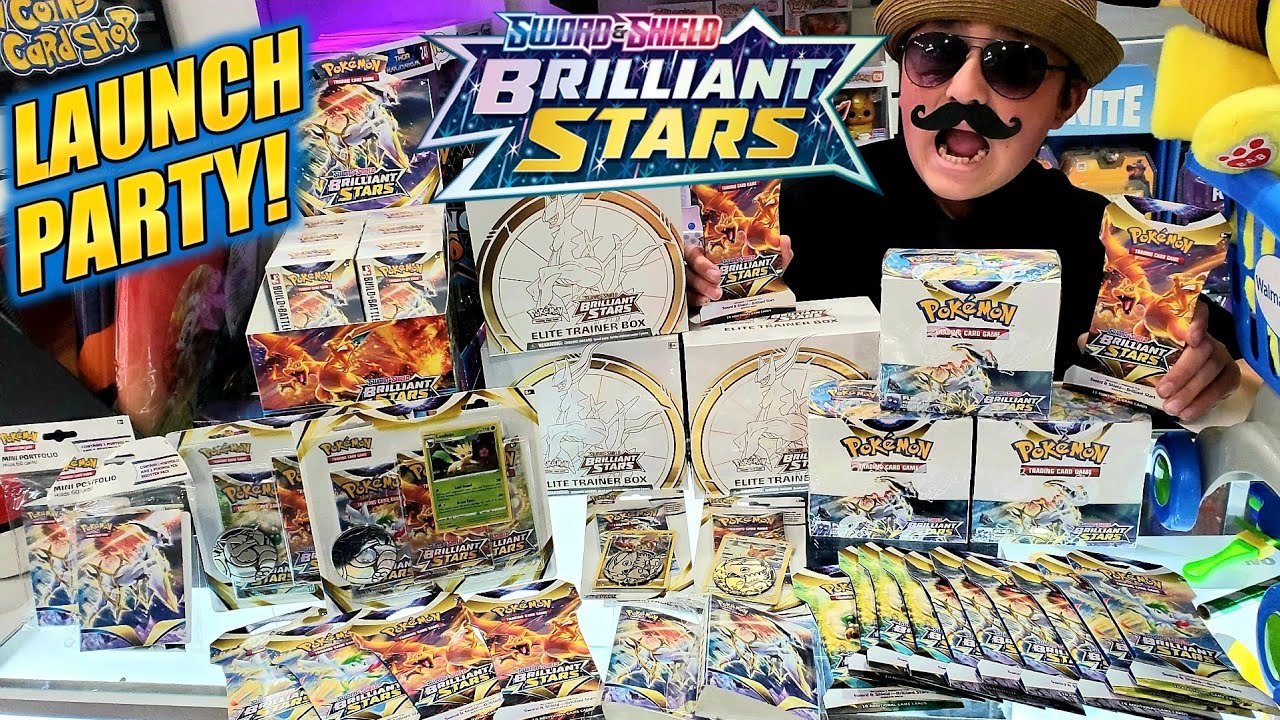 BRILLIANT STARS LAUNCH PARTY! New Pokemon Cards Set Is ALL Here!