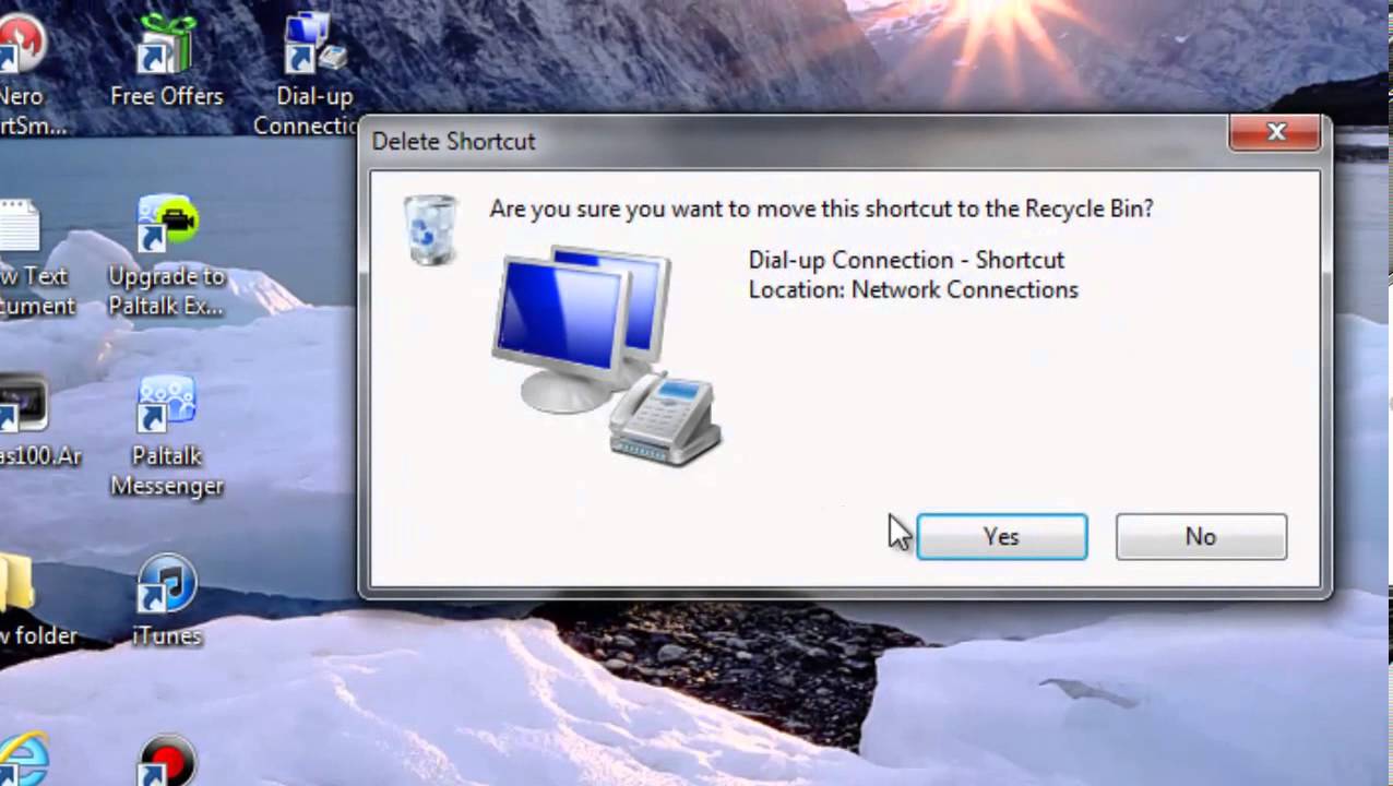 شرح أنشاء أتصال dial-up ويندوز7 HD