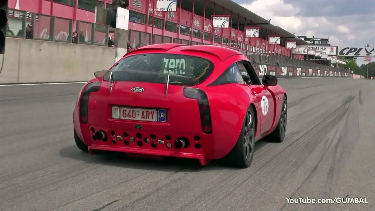 TVR T350t + T350c in Action on the Dragstrip! Brutal Sounds!