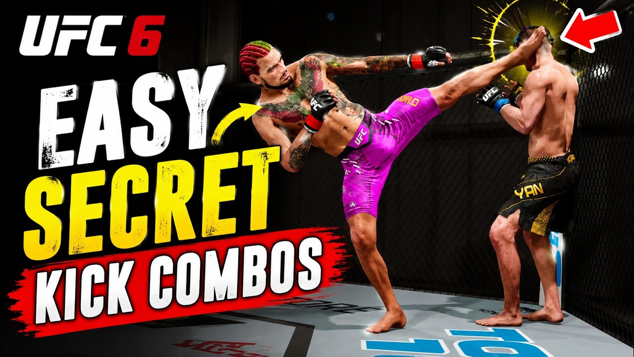 UFC 6 &mdash; ПРОСТЫЕ СЕКРЕТНЫЕ КОМБО С УДАРАМИ НОГАМИ