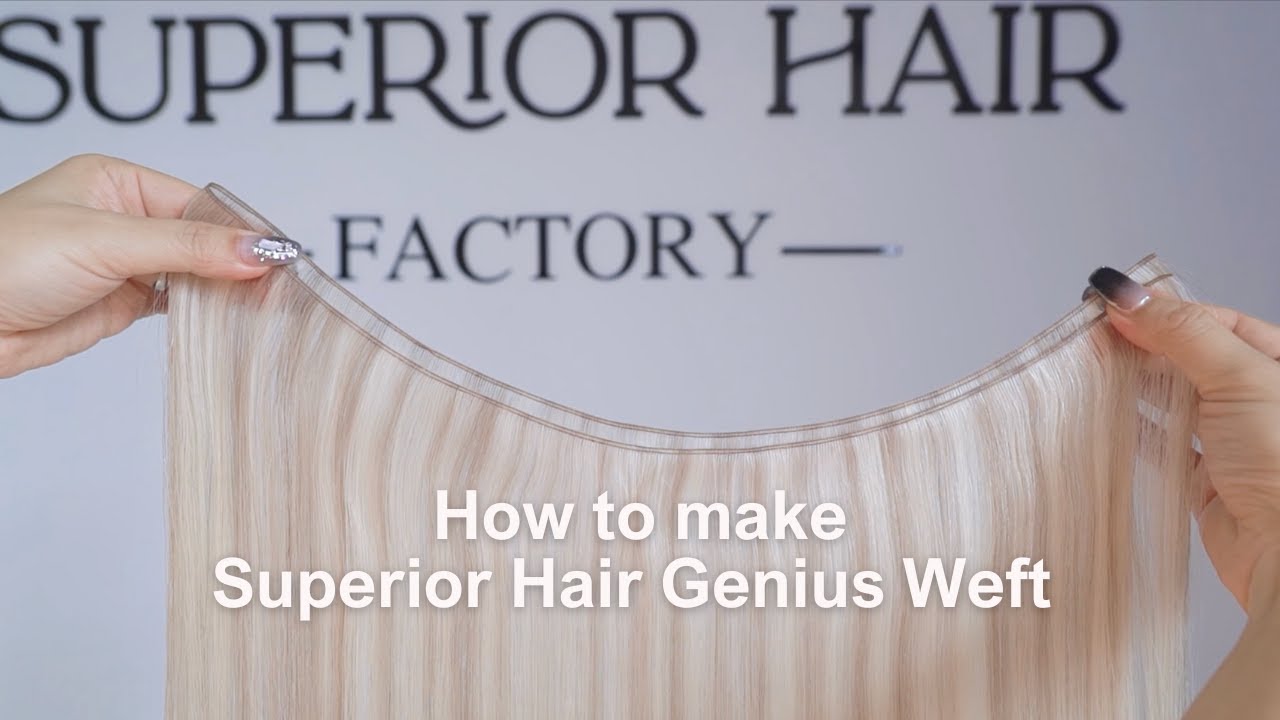 How Genius Weft Hair Extensions Are Made - Superior Hair Factory