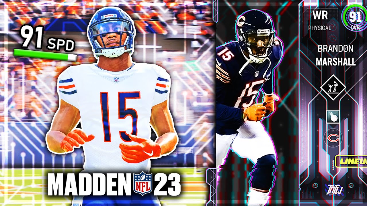 BRANDON MARSHALL RUNS ROUTES WITH VICIOUS INTENT - Madden 23 Ultimate Team 