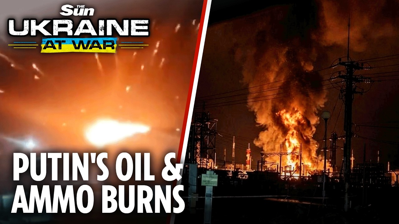 Ukraine target Russia's Krymskaya oil site, Tor-M1 anti-missile weapons and ammo depots in Luhansk