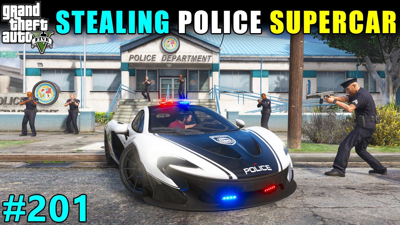 I STOLE POLICE MCLAREN SUPERCAR 😱| GTA 5 GAMEPLAY | 201