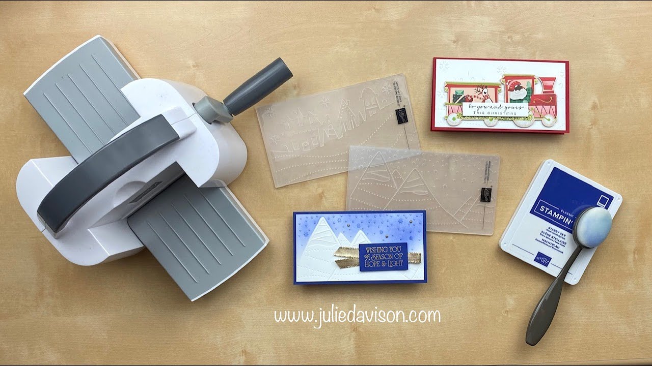 12 Days of Christmas in July: Day 12 | Stampin' Up! Charming Landscapes Mini Slimline Cards