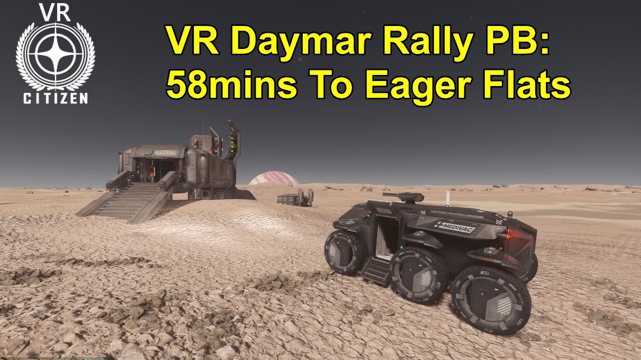 Daymar Rally PB: 58 Mins To Eager Flats!!! (4k Video Test)