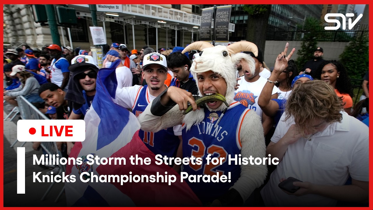 LIVE | New Yorkers celebrate Knicks' NBA championship win | DRM Sports | ZO1T