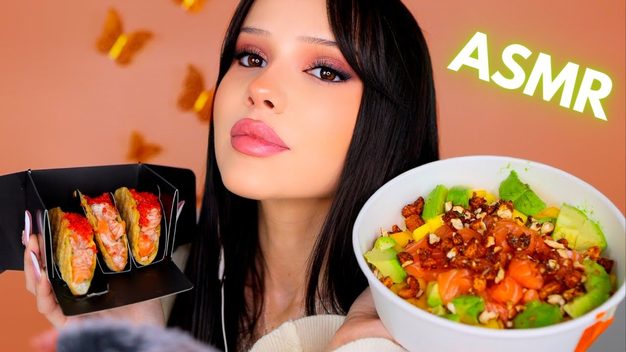 ASMR COMIENDO COMIDA ASIÁTICA