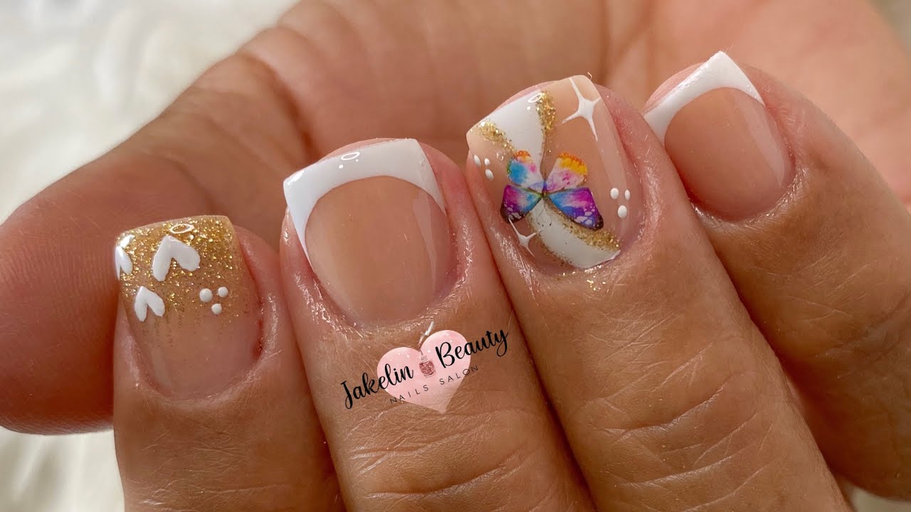 💖Decoración Básica En Uñas Cortas✨💅