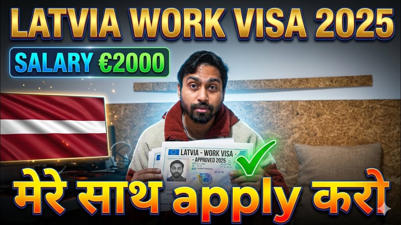 LATVIA WORK PERMIT VISA #latvia #harrysingheuropa 