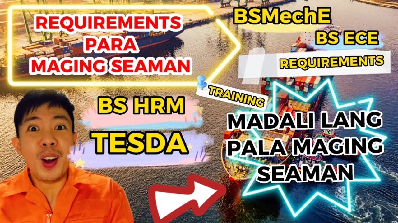 Paano maging SEAMAN | How to become a SEAFARER  | Training & Requirements | Jalopaps