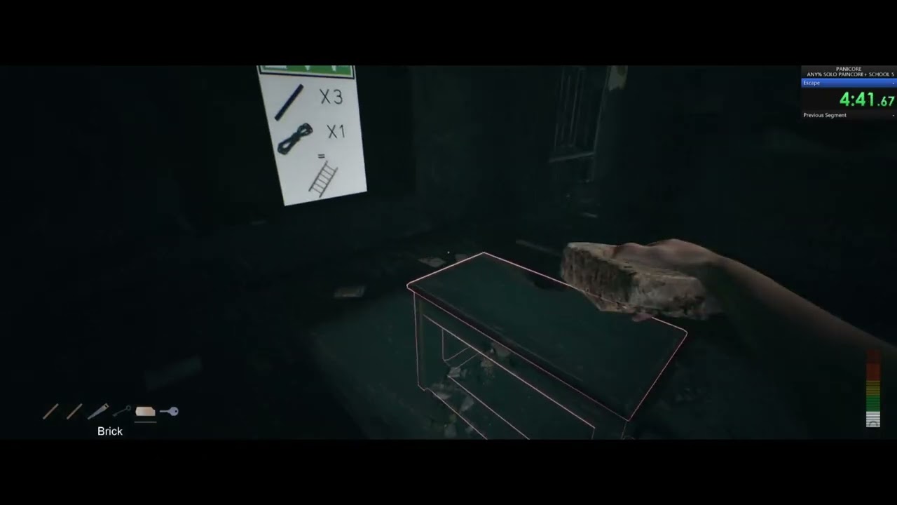 WR PANICORE Solo School Speedrun Paincore+ diff (6:31)