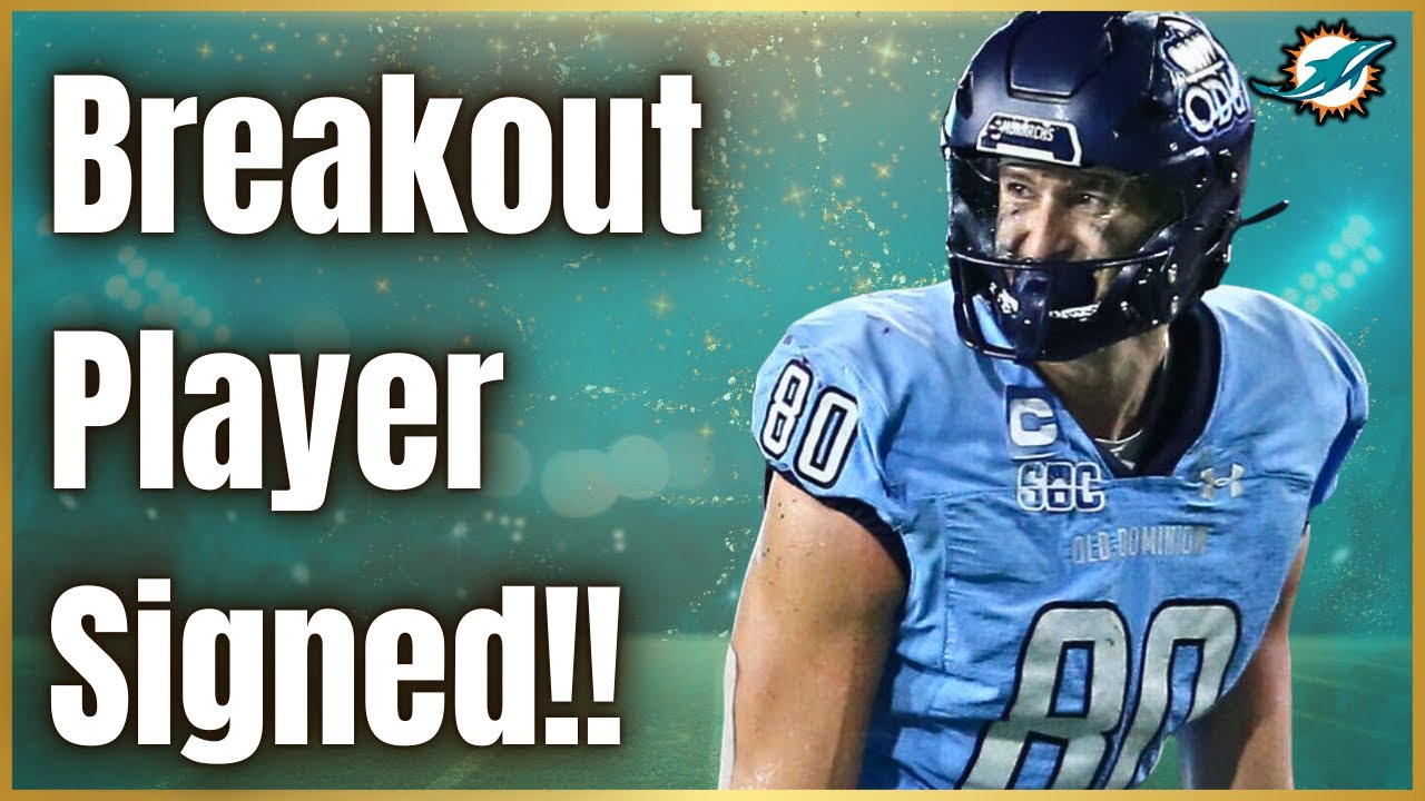 Miami Dolphins Sign A High Potential Player To The Practice Squad!!