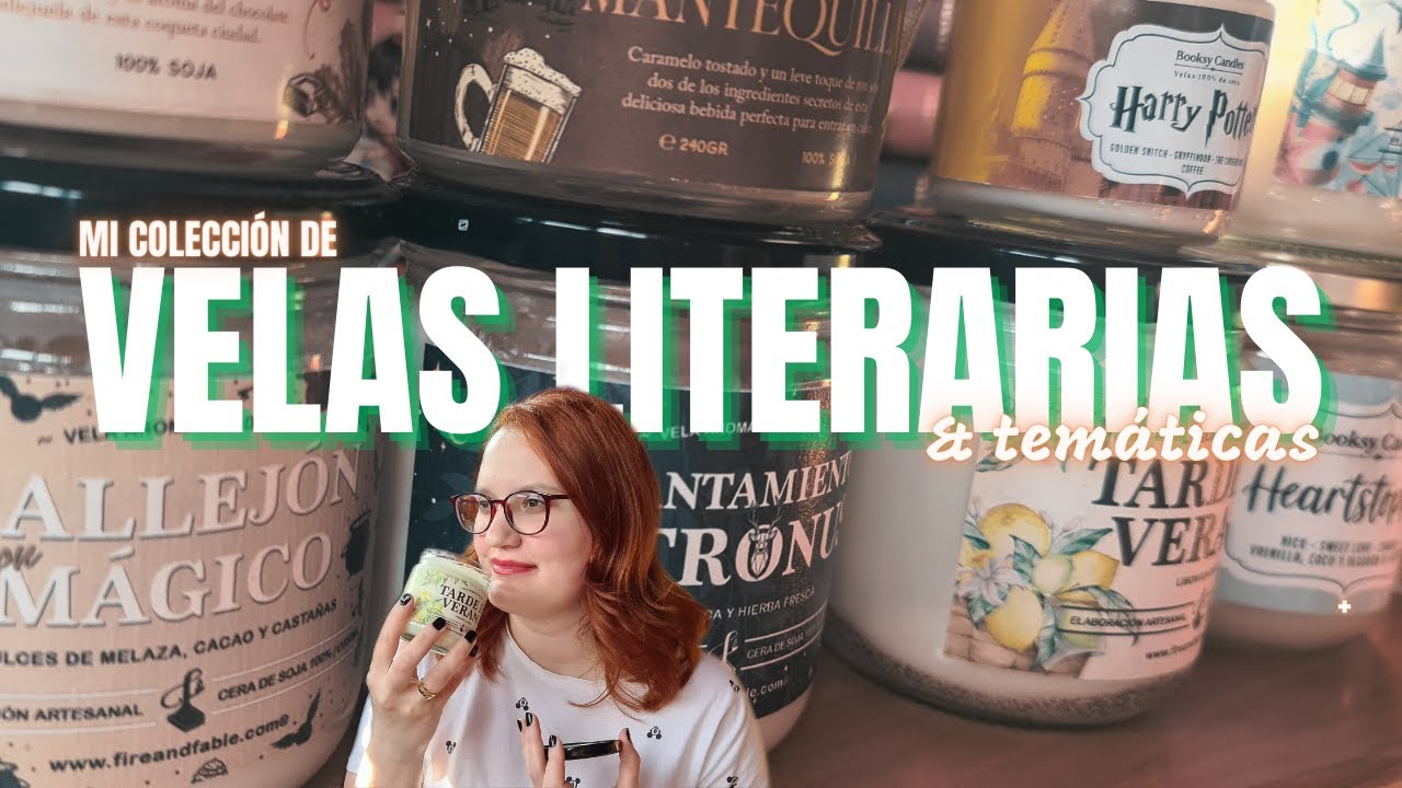 MI COLECCIÓN DE VELAS TEMÁTICAS Y LITERARIAS 🕯️🍋