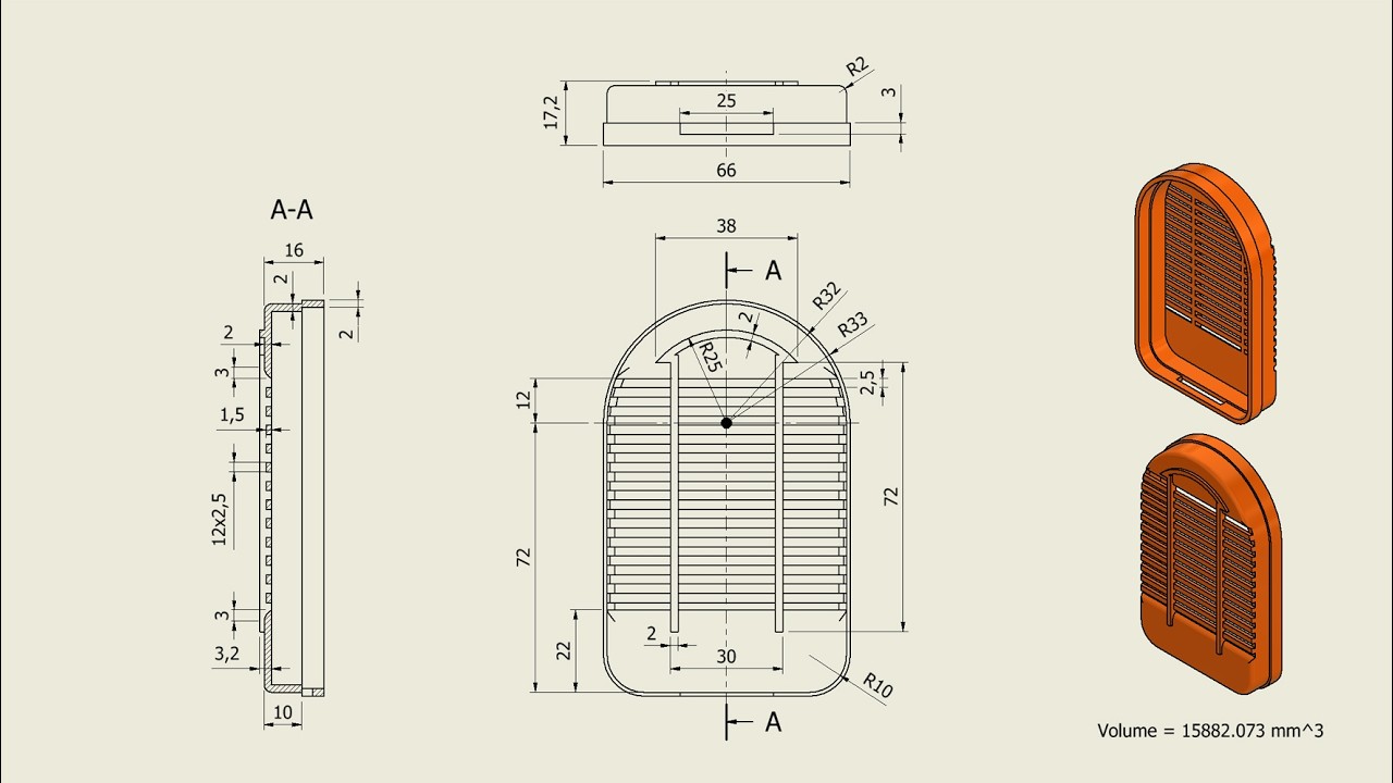 Tutorial Inventor - 655 GRILL COVER