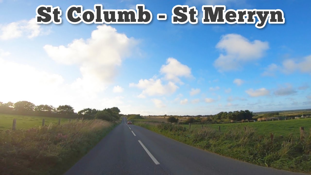 A drive with us production 22/08/23 St Columb - St Merryn North Cornwall chasing sunset England UK