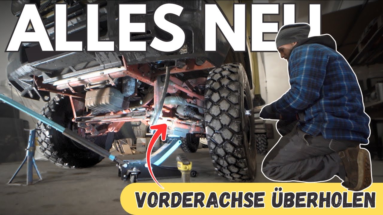 🤔 Problem behoben?? Iveco Daily 4x4 bekommt neue Vorderachse