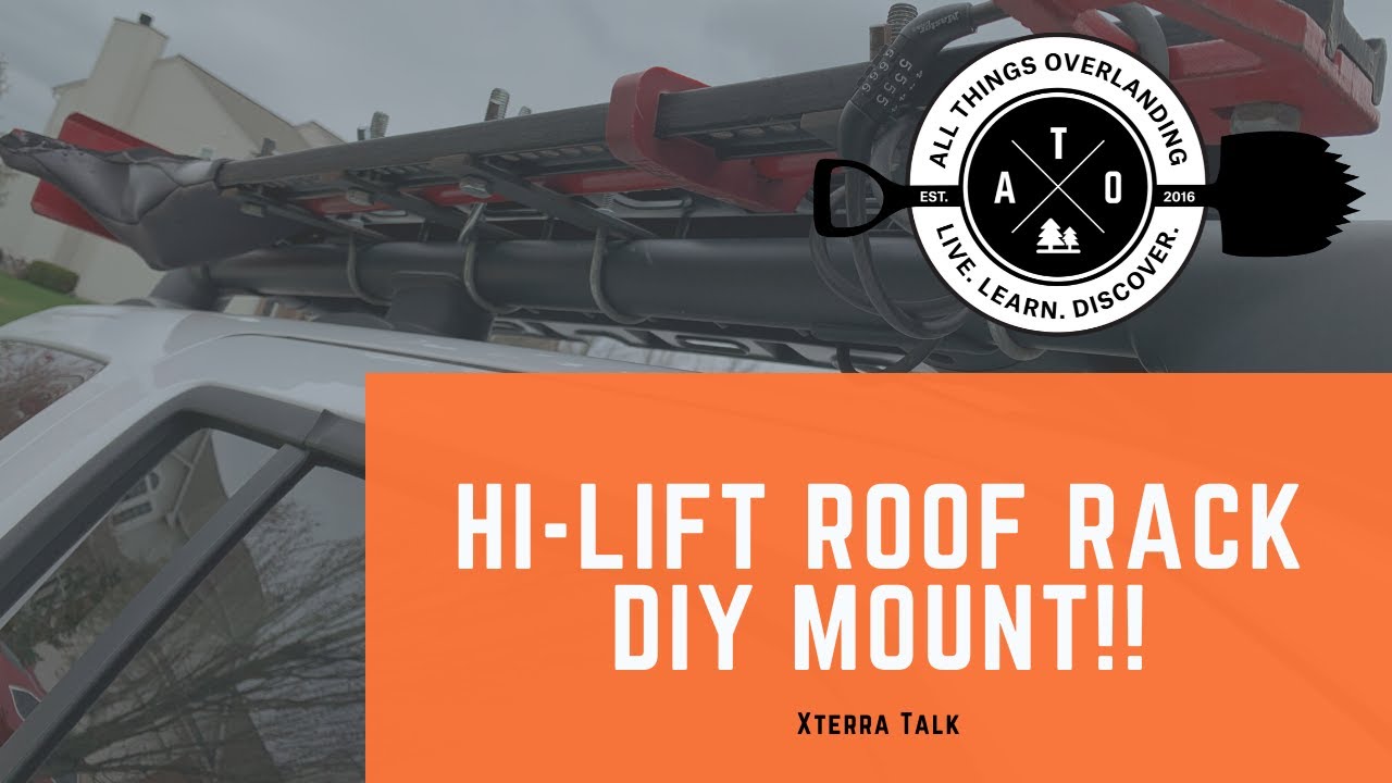 Xterra Talk-Hi-Lift Jack Roof Rack Mount (How To, Nissan Xterra, 2nd Gen, DIY, Frontier, Pathfinder)
