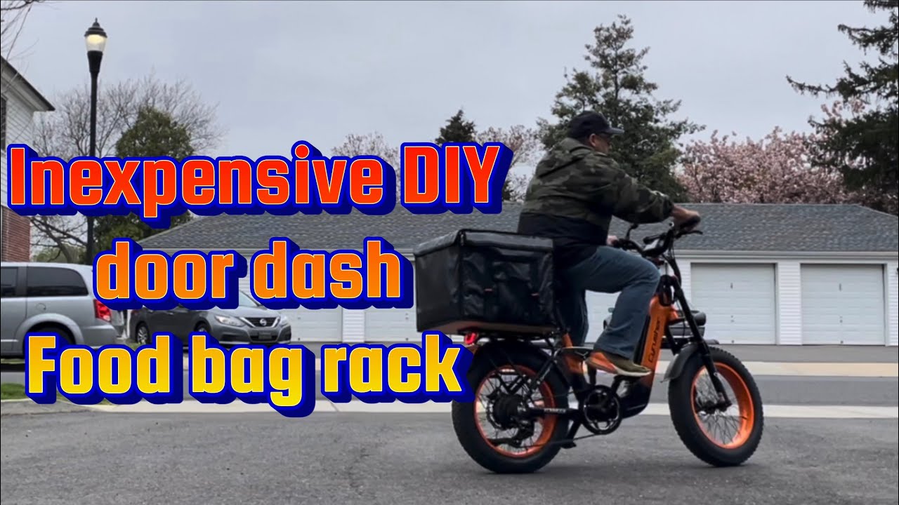 Doordash Inexpensive diy food bag rack￼