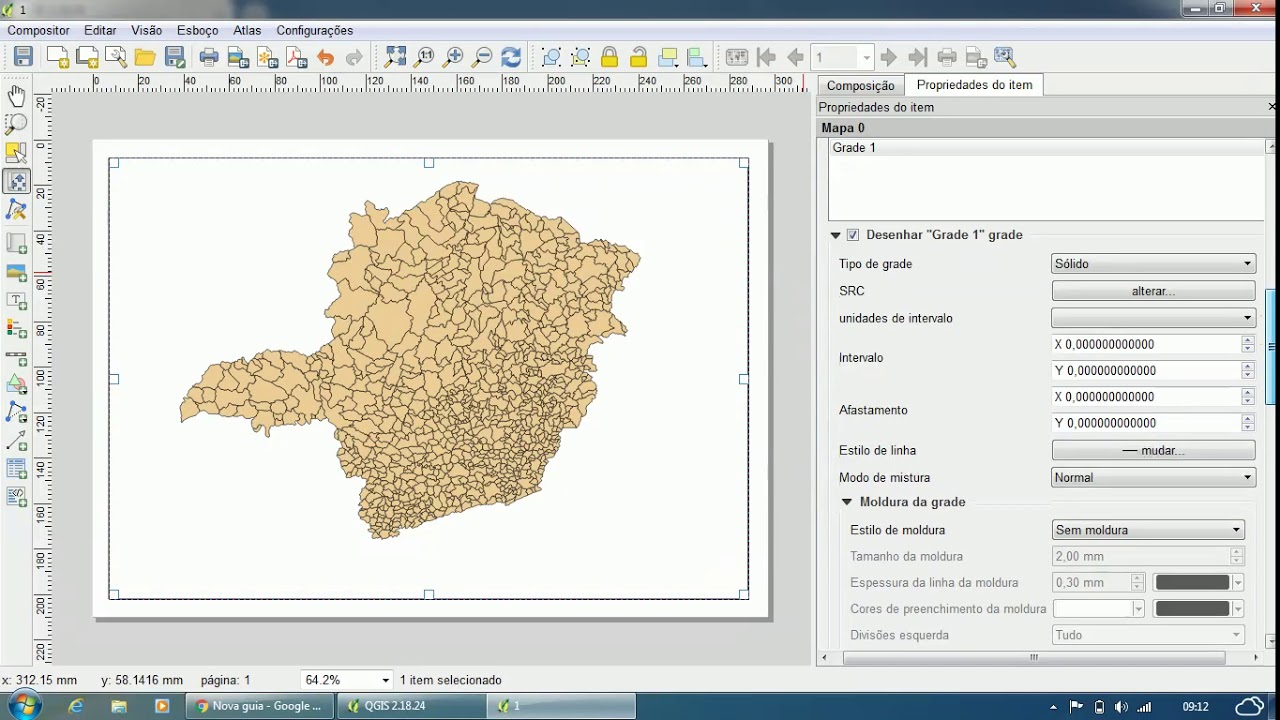 COMO INSERIR GRADE DE COORDENADAS NO QGIS