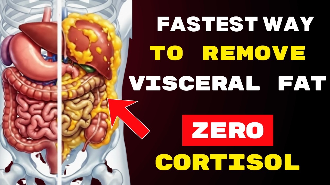 #1 Easy Way to Lose Visceral Fat Without Stress at Zero Cortisol - Senior Health