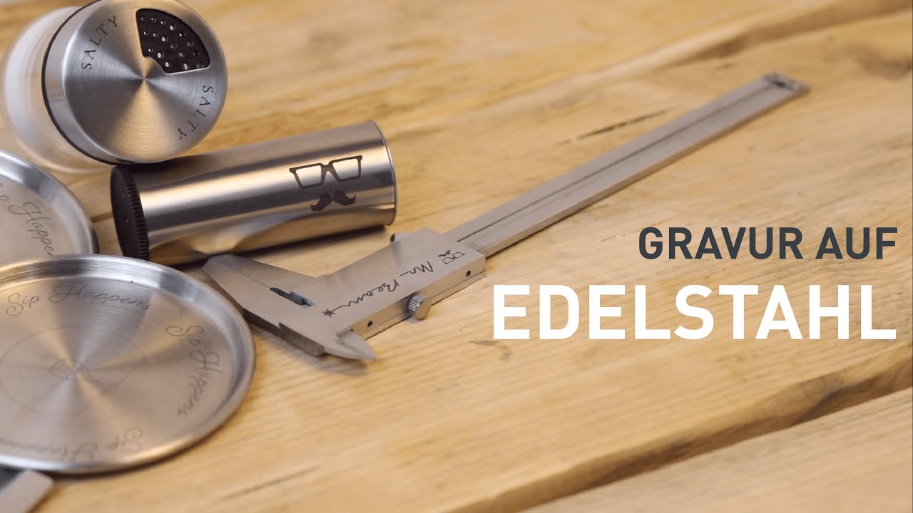 Jetzt auch auf Edelstahl gravieren! - Edelstahl-Spray für den Mr Beam