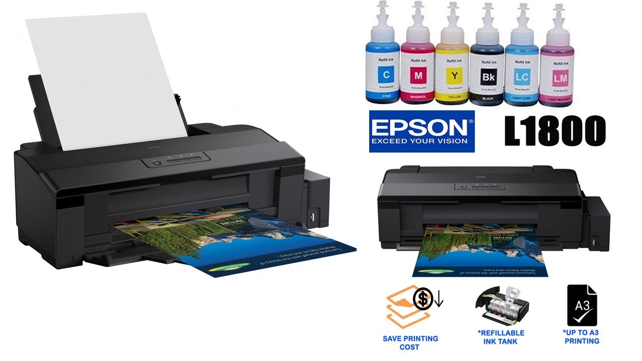 Epson L1800 printer | A3 size printer | L1800 review