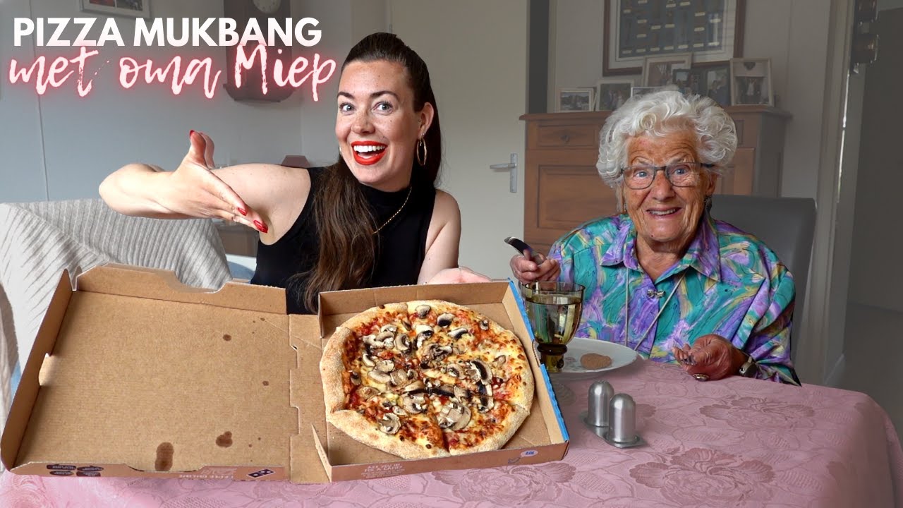 PIZZA MUKBANG MET OMA MIEP (87) // GEZELLIG | ♥ iamtheknees