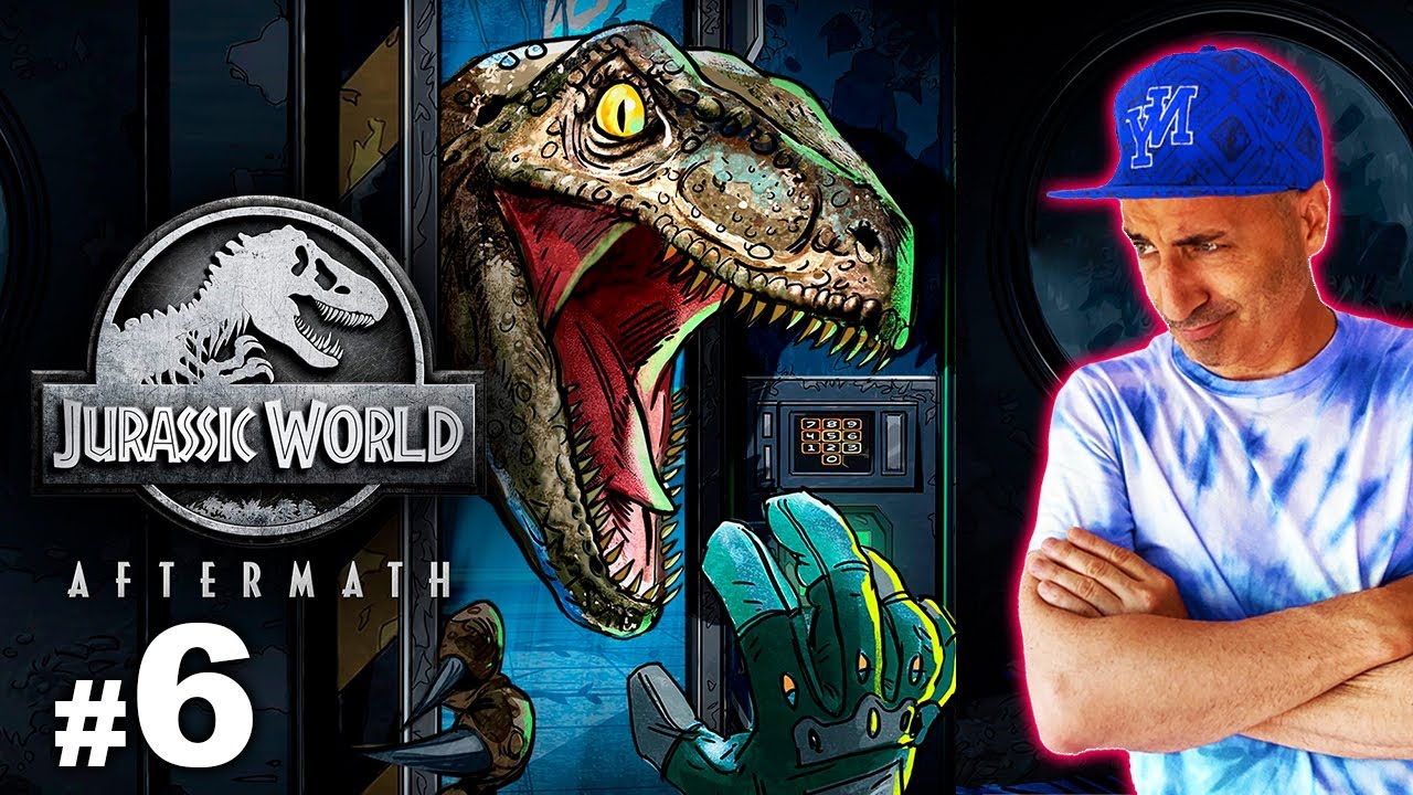 Los 3 RAPTORES van tras nosotros en  JURASSIC WORLD AFTERMATH
