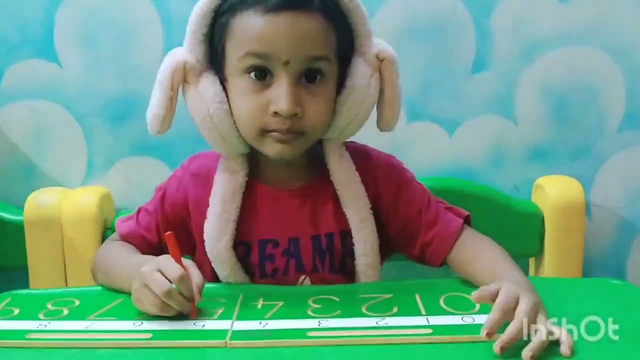 Montessori activities #numbertracing #Handsonactivities #finemotorskills #kidscastle 