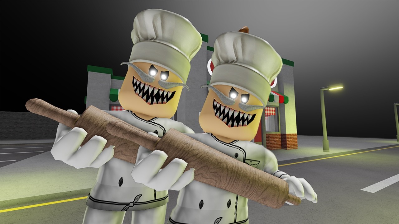 Escape Papa Pizza's Pizzeria!! SCARY OBBY RUN! ALL ITEMS UNLOCKED!!