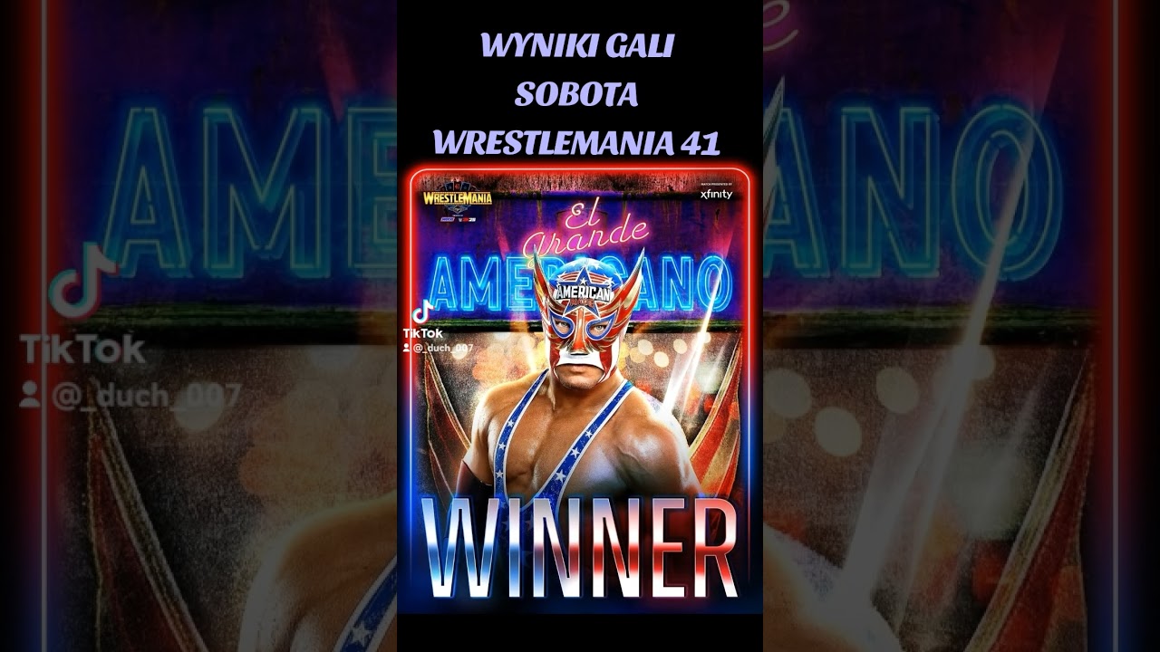 WYNIKI WWE WrestleMania 41 #shorts
