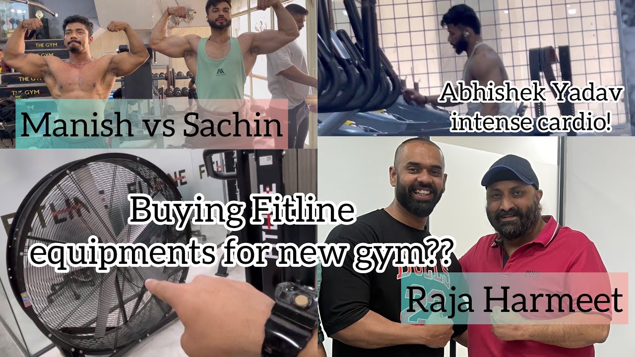 New gym set up // Gym setup Cost // Fitline INDIA // @AbhishekYadavyt  Intense cardio // New gym
