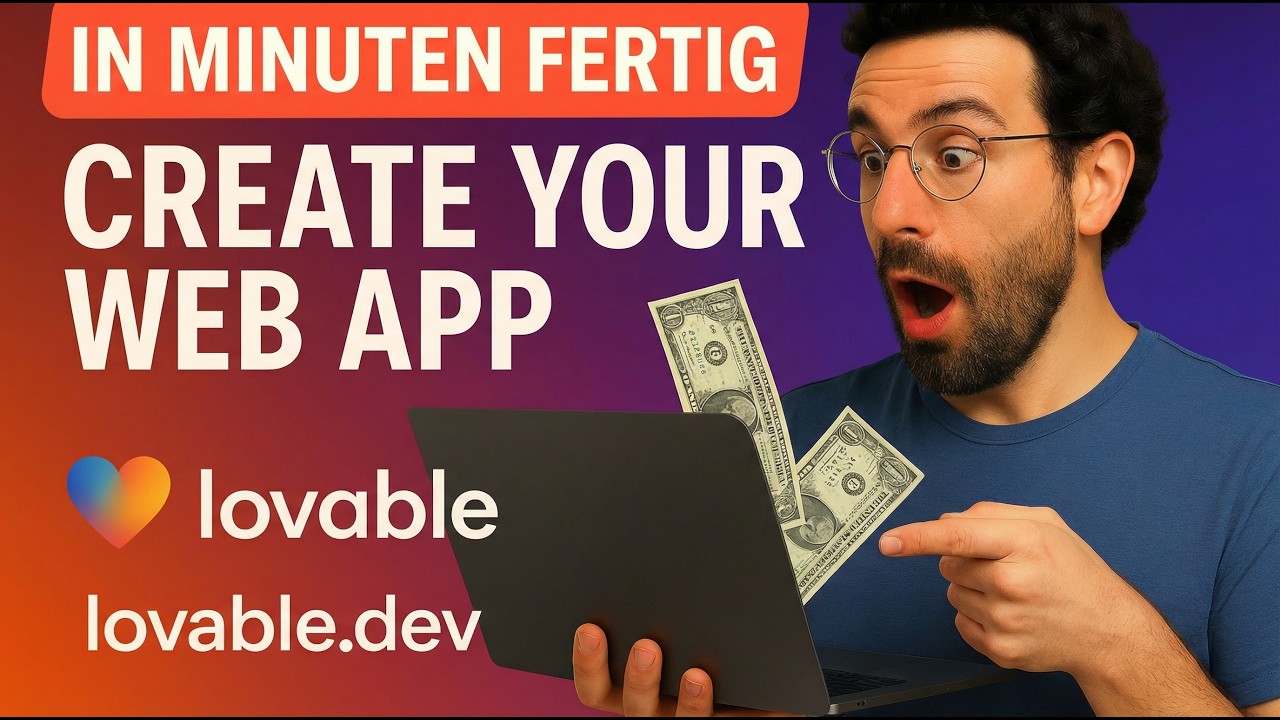 Web App erstellen OHNE Code: Lovable AI Tutorial (Deutsch)